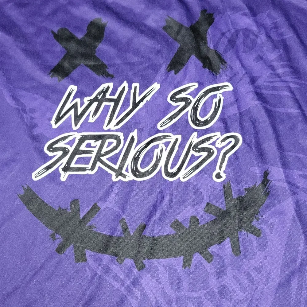 Batman Joker Purple V-Neck Jersey 